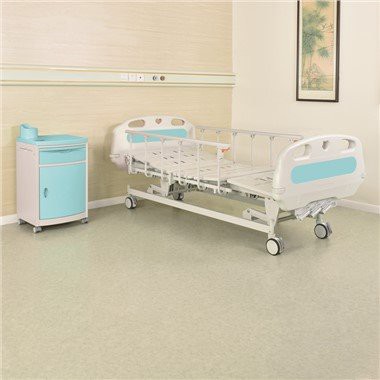 3 クランク手動病院用ベッド